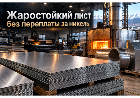 Лист жаропрочный безникелевый (AISI 430, 439, 08Х17Т, 15Х25Т): выбор для печей и сушилок без переплаты