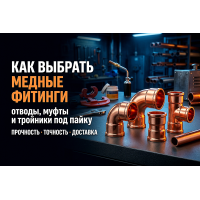 Как выбрать медные фитинги: отводы, муфты и тройники под пайку