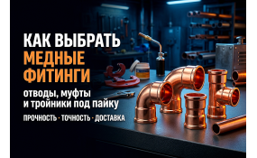 Медные фитинги: как выбрать отводы, муфты и тройники для монтажа