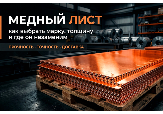 Медный лист: как выбрать марку, толщину и где он незаменим