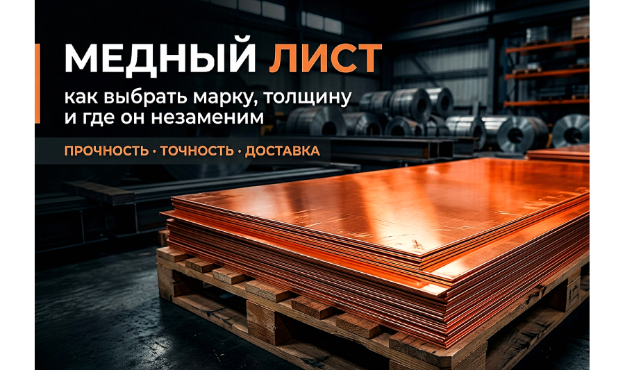 Медный лист: марки, применение и советы по выбору