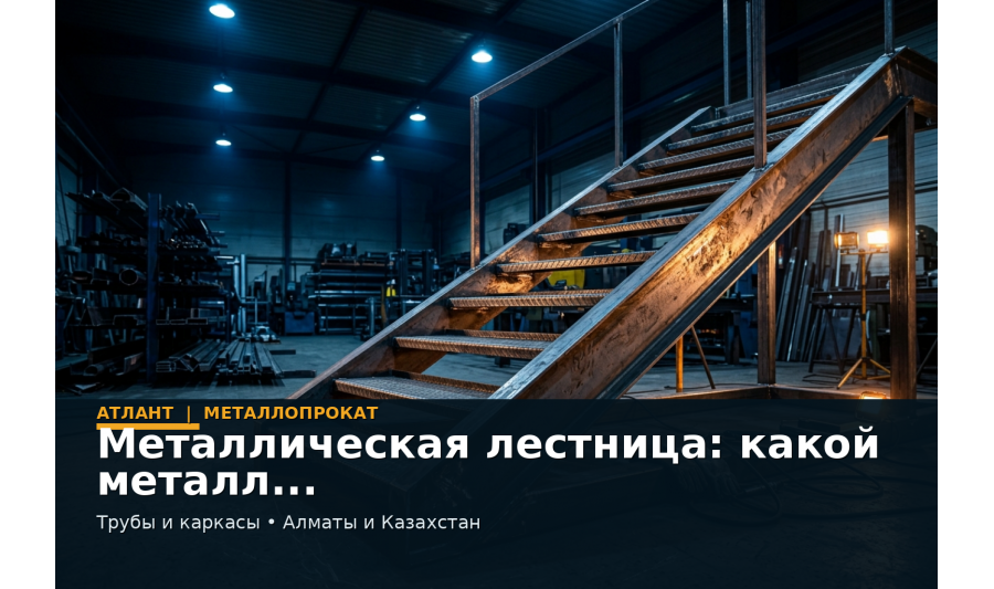 Металлическая лестница: какой металл выбрать для каркаса, ступеней и ограждений