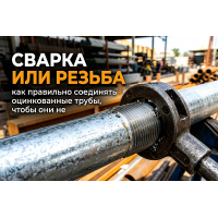 Сварка или резьба: как правильно соединять оцинкованные трубы, чтобы они не заржавели