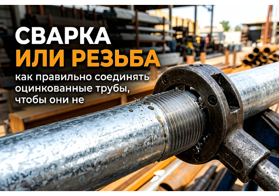 Сварка или резьба: как правильно соединять оцинкованные трубы, чтобы они не заржавели
