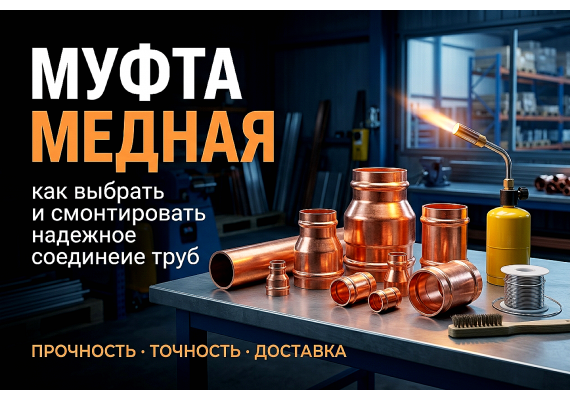 Муфта медная: как выбрать и смонтировать надежное соединение труб