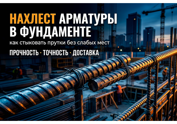 Нахлест арматуры в фундаменте: как стыковать прутки без слабых мест