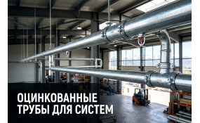 Оцинкованные трубы для систем пожаротушения: как выбрать и смонтировать