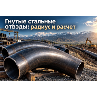 Отводы гнутые стальные: выбор радиуса изгиба, толщины стенки по ГОСТ 24950-81 и монтаж на сложных рельефах Казахстана