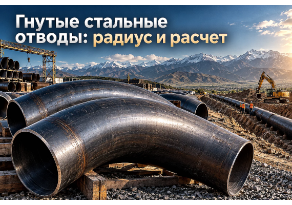 Отводы гнутые стальные: выбор радиуса изгиба, толщины стенки по ГОСТ 24950-81 и монтаж на сложных рельефах Казахстана