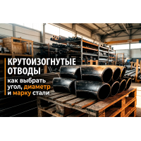 Крутоизогнутые отводы: как выбрать угол, диаметр и марку стали
