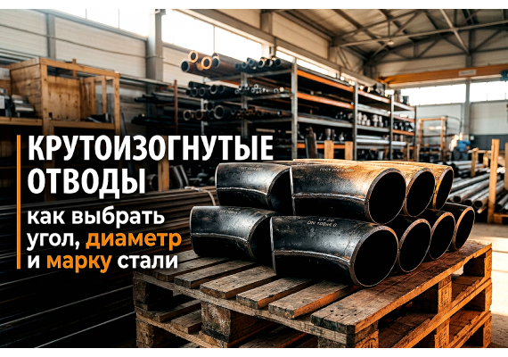 Крутоизогнутые отводы: как выбрать угол, диаметр и марку стали