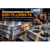 Алюминиевые плиты 6061-T6 и 6082-T6: выбор конструкционного сплава, фрезерование на ЧПУ, сварка и анодирование в Казахстане Алюминиевые плиты 6061-T6 и 6082-T6: выбор конструкционного сплава, фрезерование на ЧПУ, сварка и анодирование в Казахстане