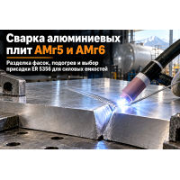 Плита алюминиевая АМг5 и АМг6: выбор толщины, разделка кромок, сварка TIG/MIG в аргоне и сборка силовых емкостей