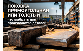 Поковка прямоугольная против толстого листа: как не ошибиться в выборе заготовки