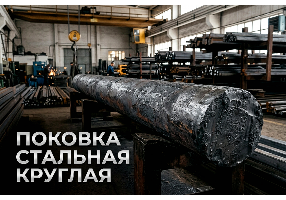 Поковка стальная круглая: технические отличия, выбор стали и припуски