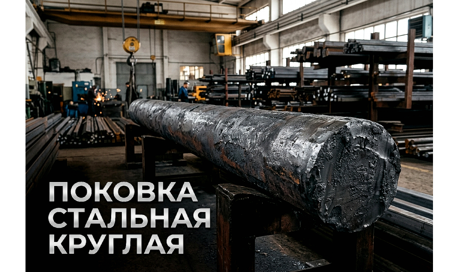 Поковка стальная круглая: технические отличия, выбор стали и припуски