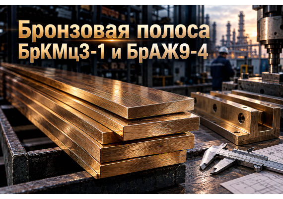 Полоса бронзовая БрКМц3-1 и БрАЖ9-4: выбор сплава, расчет нагрузок и обработка для узлов трения и искробезопасности