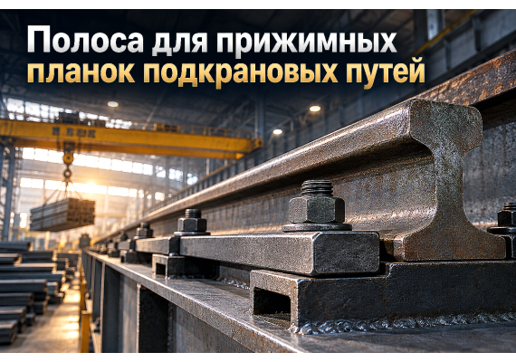 Профиль фасонный полоса для подкрановых путей: выбор стали 09Г2С, расчет прижимных планок и монтаж рельсов