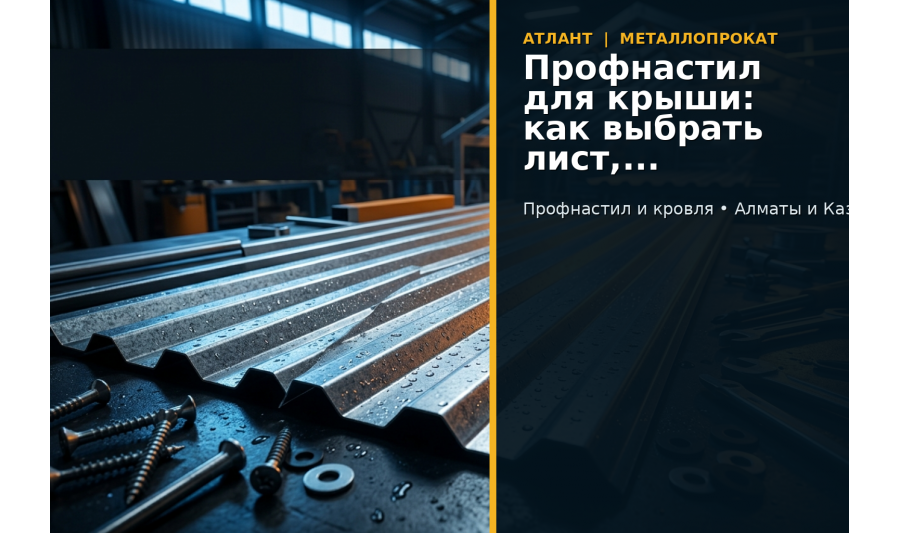 Профнастил для крыши: как выбрать без протечек и переделок