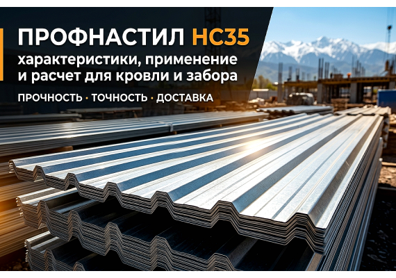 Профнастил НС35: характеристики, применение и расчет для кровли и забора