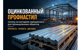 Оцинкованный профнастил: выбор для промышленных зданий и временных ограждений