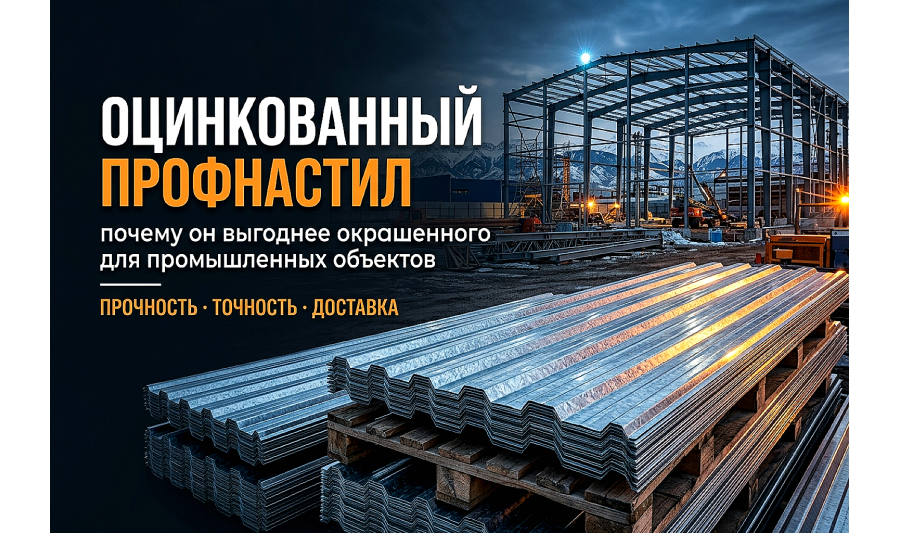 Оцинкованный профнастил: выбор для промышленных зданий и временных ограждений
