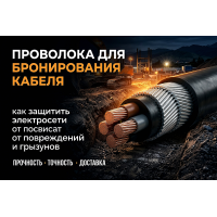 Проволока для бронирования кабеля: как защитить электросети от повреждений и грызунов