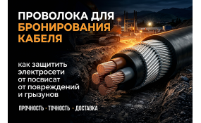 Проволока для бронирования кабеля: как выбрать защиту для сетей