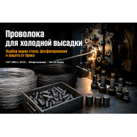 Проволока для холодной высадки: выбор марок стали, фосфатирование и защита от брака при штамповке крепежа Проволока для холодной высадки: выбор марок стали, фосфатирование и защита от брака при штамповке крепежа