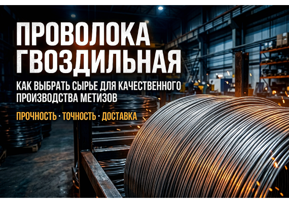 Проволока гвоздильная: как выбрать сырье для качественного производства метизов