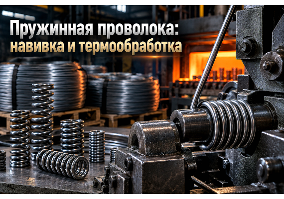 Проволока пружинная ГОСТ 9389-75 и ГОСТ 14963-78: выбор классов прочности, навивка пружин и термообработка