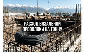 Расход вязальной проволоки на тонну арматуры: нормы и расчет для снабженца