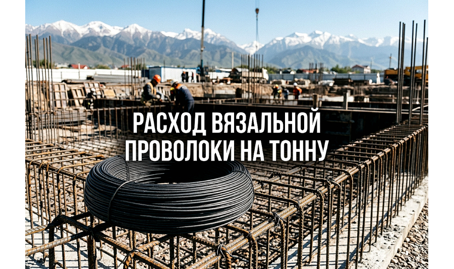 Расход вязальной проволоки на тонну арматуры: нормы и расчет для снабженца