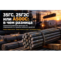 Рифленая арматура А3: чем отличаются стали 35ГС, 25Г2С и А500С, как их сваривать и согласовать замену