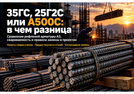 Рифленая арматура А3: чем отличаются стали 35ГС, 25Г2С и А500С, как их сваривать и согласовать замену
