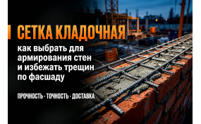 Сетка кладочная: как выбрать для армирования стен и избежать трещин