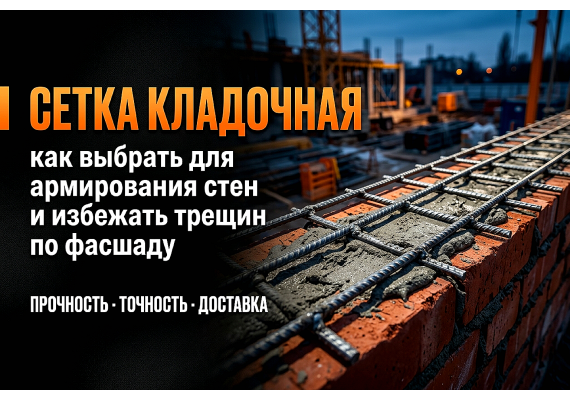 Сетка кладочная: как выбрать для армирования стен и избежать трещин по фасаду