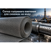 Сетка тканая нержавеющая фильтровая (П48, П56, П72): выбор галунного плетения для скважин на воду, расчет и монтаж
