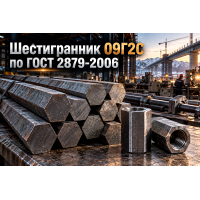 Шестигранник горячекатаный 09Г2С: выбор стали по ГОСТ 2879-2006, изготовление стяжных муфт и анкерного крепежа