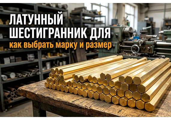 Латунный шестигранник для производства фитингов и метизов: как выбрать марку и размер