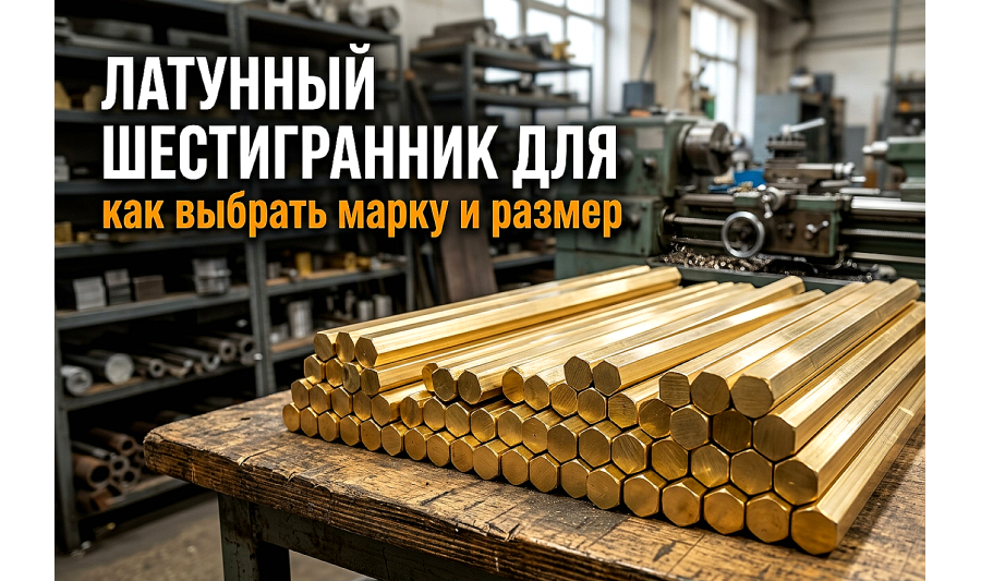 Как выбрать латунный шестигранник для токарных работ и производства деталей