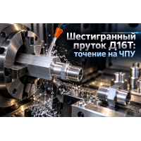 Шестигранный дюралюминиевый пруток Д16Т: выбор размера под ключ, обработка на ЧПУ и применение в Алматы