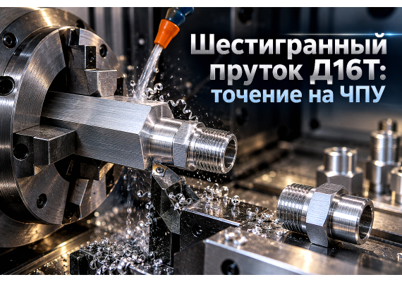 Шестигранный дюралюминиевый пруток Д16Т: выбор размера под ключ, обработка на ЧПУ и применение в Алматы