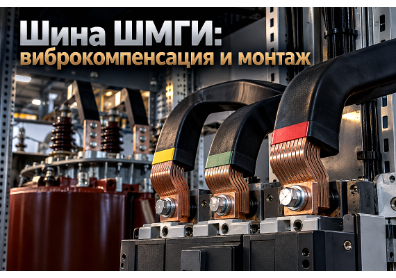 Шина медная гибкая изолированная (ШМГИ): выбор сечения, виброкомпенсация выводов трансформаторов и монтаж в электрощитах