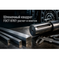 Шпоночный калиброванный квадрат ГОСТ 8787-68: выбор стали Ст45 и 40Х, расчет шпонок и монтаж