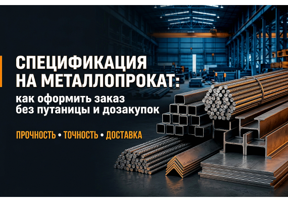 Спецификация на металлопрокат: как оформить заказ без путаницы и дозакупок