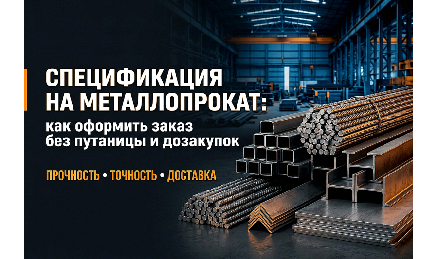 Спецификация на металлопрокат: как подготовить заказ, чтобы не сорвать объект