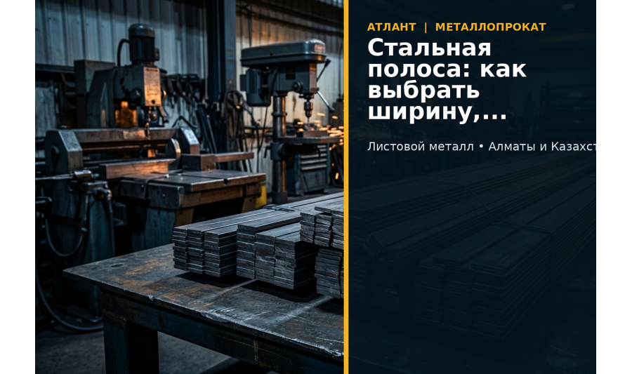 Стальная полоса: как выбрать размер под крепления, закладные и усиление
