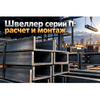 Стальной горячекатаный швеллер серии П (ГОСТ 8240-97): расчет нагрузок, отличия от серии У и монтаж в Алматы