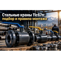 Стальные шаровые краны 11с67п (фланцевые и под приварку): выбор прохода, стали 20 и 09Г2С, замена задвижек и монтаж в Алматы Стальные шаровые краны 11с67п (фланцевые и под приварку): выбор прохода, стали 20 и 09Г2С, замена задвижек и монтаж в Алматы